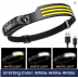 Rechargeable COB LED HeadLamp with Motion Sensor Built-in Battery Rechargeable COB LED HeadLamp with Motion Sensor Built-in Battery